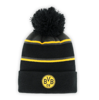 Borussia Dortmund - Bommelmütze schwarz Kinder